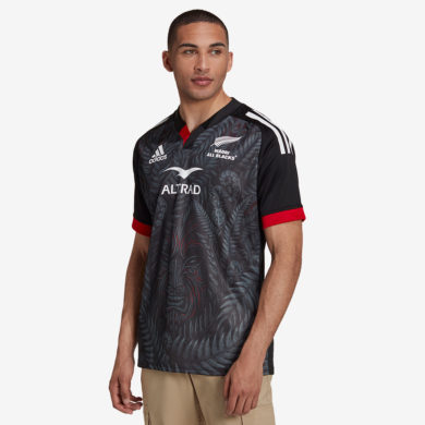 Регбийка мужская adidas new zealand maori home shirt продажа