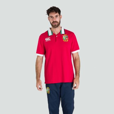 Поло мужское mens british irish lions short sleeved classic jersey red продажа