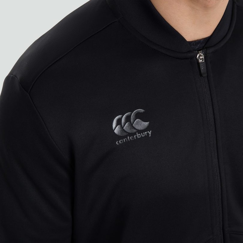 Куртка мужская mens full zip track jacket blacknew canterbury продажа