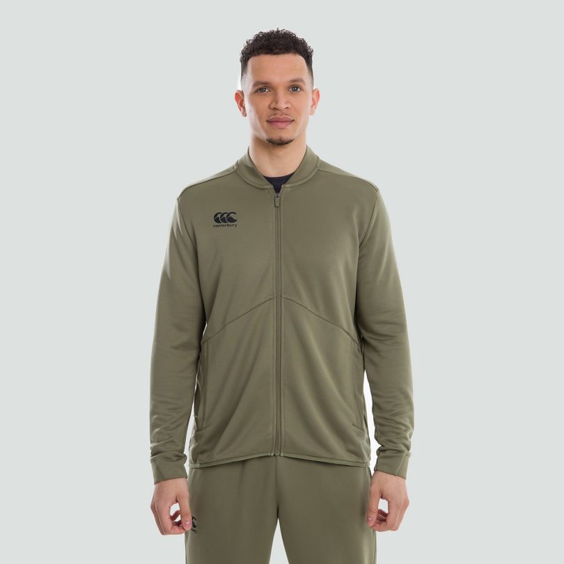 Куртка мужская mens full zip track jacket green canterbury продажа