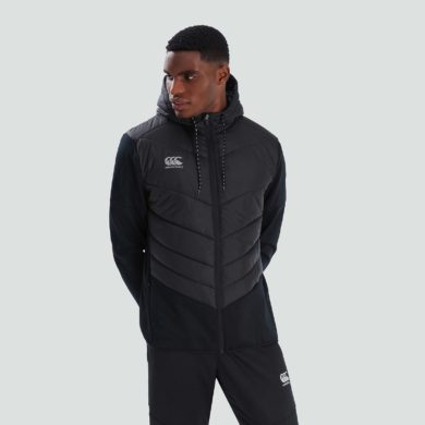 Куртка мужская mens hybrid jacket black grey canterbury продажа