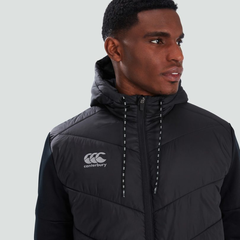 Куртка мужская mens hybrid jacket black grey canterbury продажа