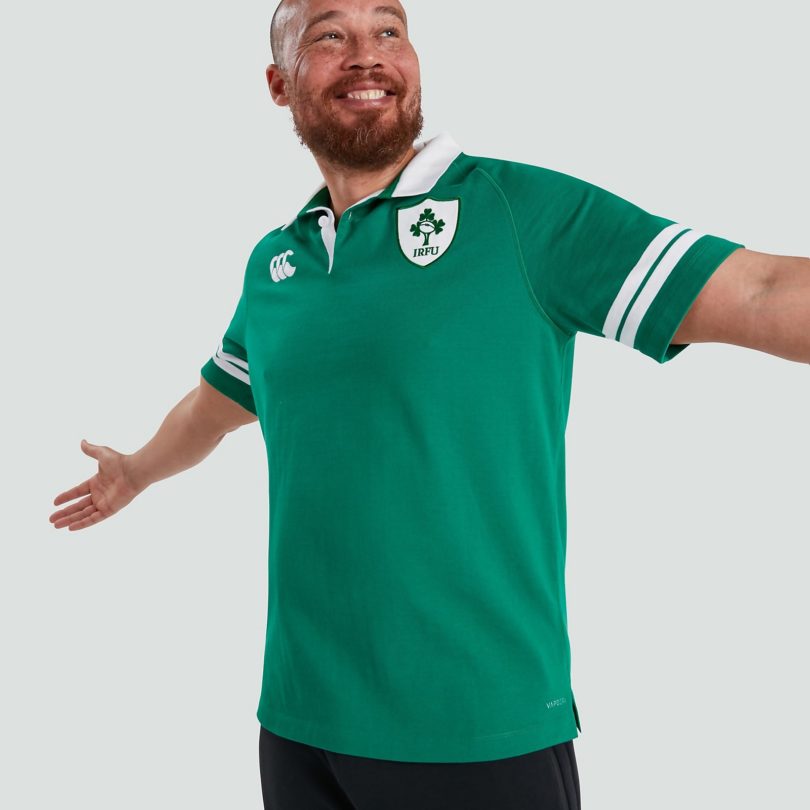 Поло мужское Canterbury mens ireland heritage jersey green продажа