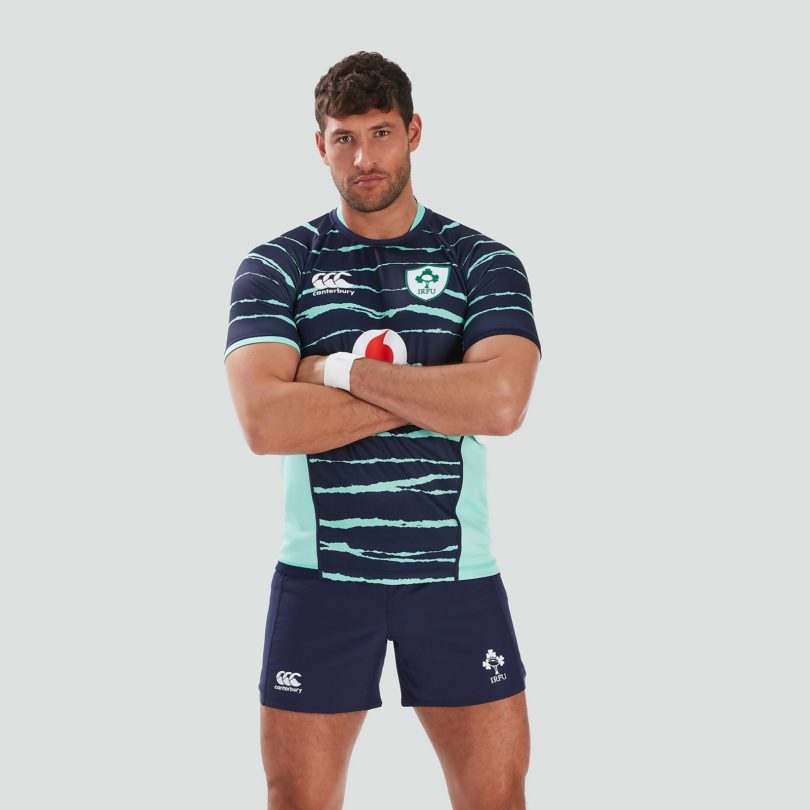 Регбийка мужская Canterbury mens ireland vapodri alternate pro jersey blue сезон 22-23 продажа