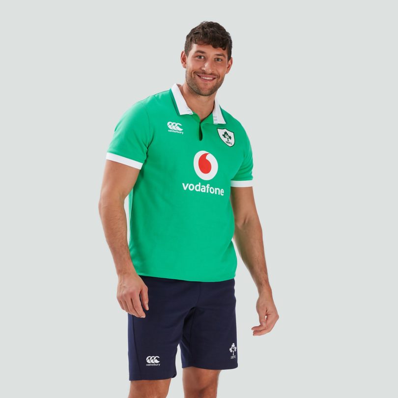 Поло мужское Canterbury mens ireland vapodri home classic jersey green продажа