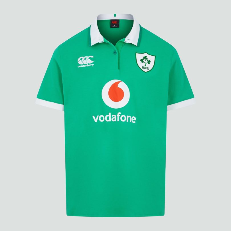 Поло мужское Canterbury mens ireland vapodri home classic jersey green продажа