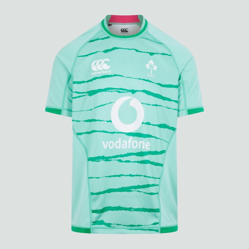 Регбийка мужская Canterbury mens ireland vapodri pre game pro jersey green продажа