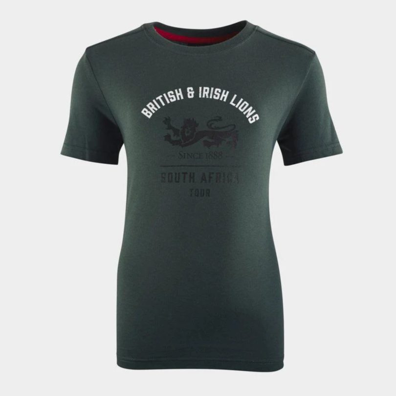 Детская футболка british irish lions kids tour t shirt green продажа