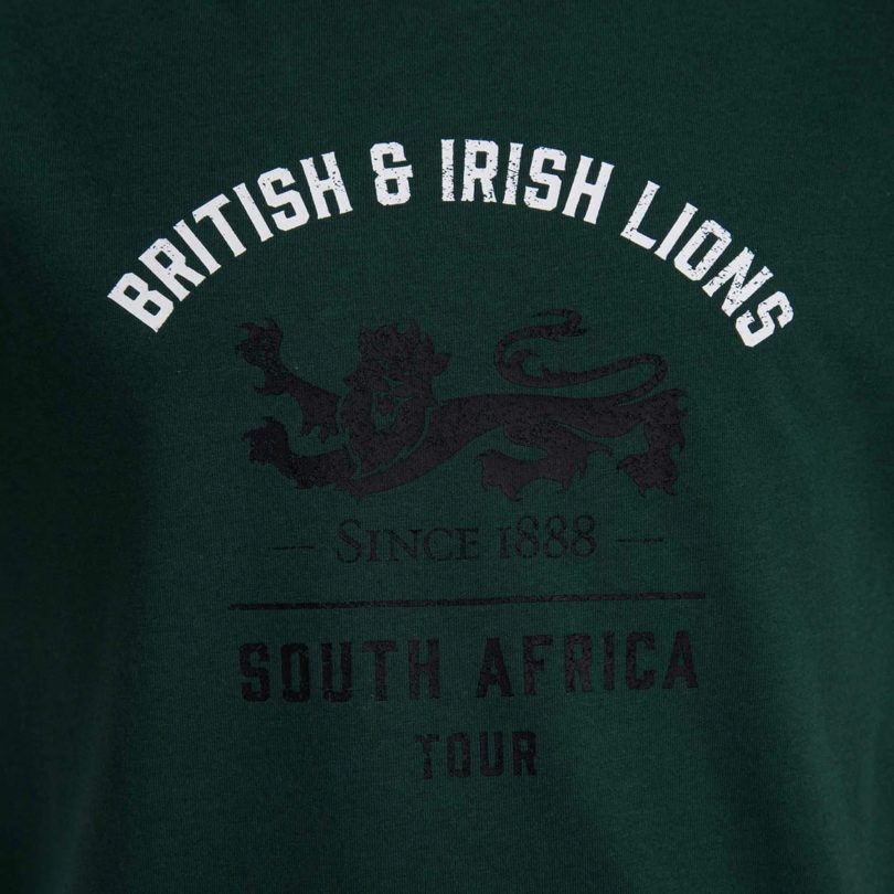 Детская футболка british irish lions kids tour t shirt green