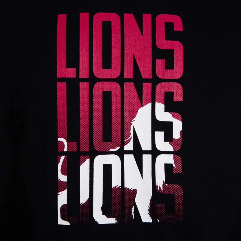 Женская футболка british irish lions womens lion t shirt черная продажа