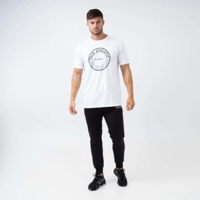 Футболка мужская circle logo t-shirt белаяпродажа